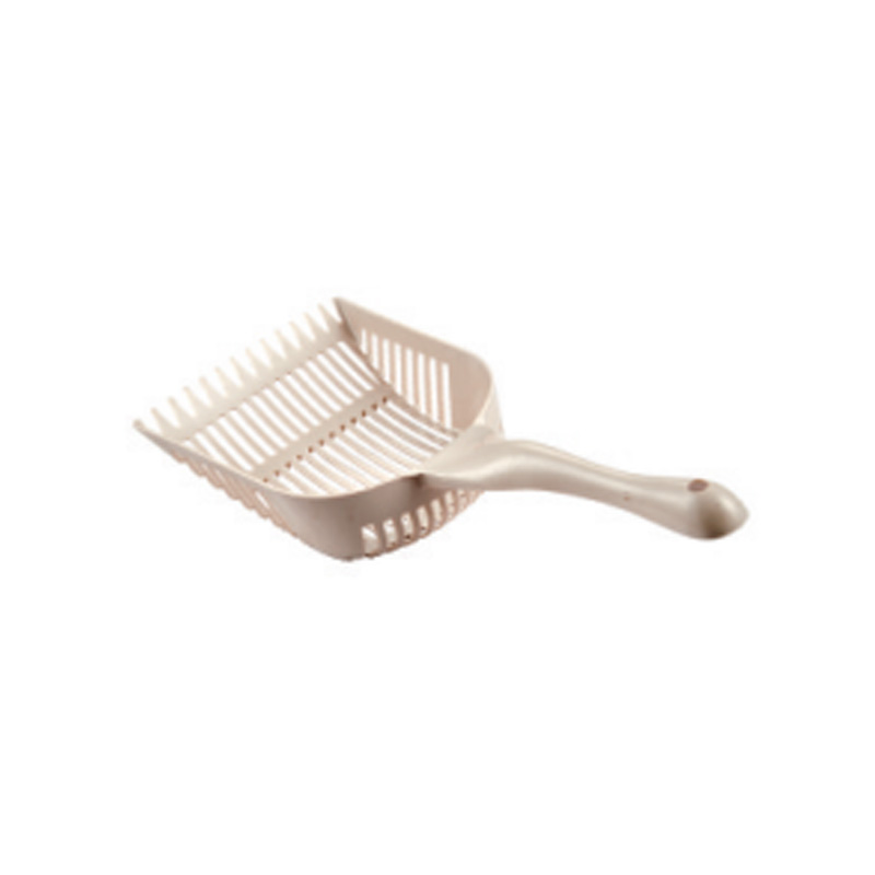 PP Cat Litter Scoop with Curved Handle