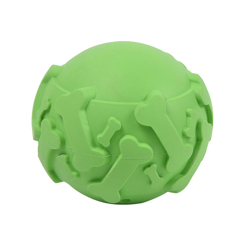 Convex Rubber Sound Dog Chews Toys Can Put Food