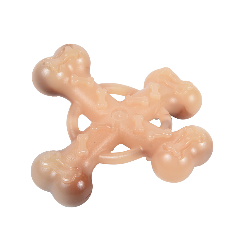Cross Bone Shape TPR Dog Chews for Small and Medium-Sized Dog