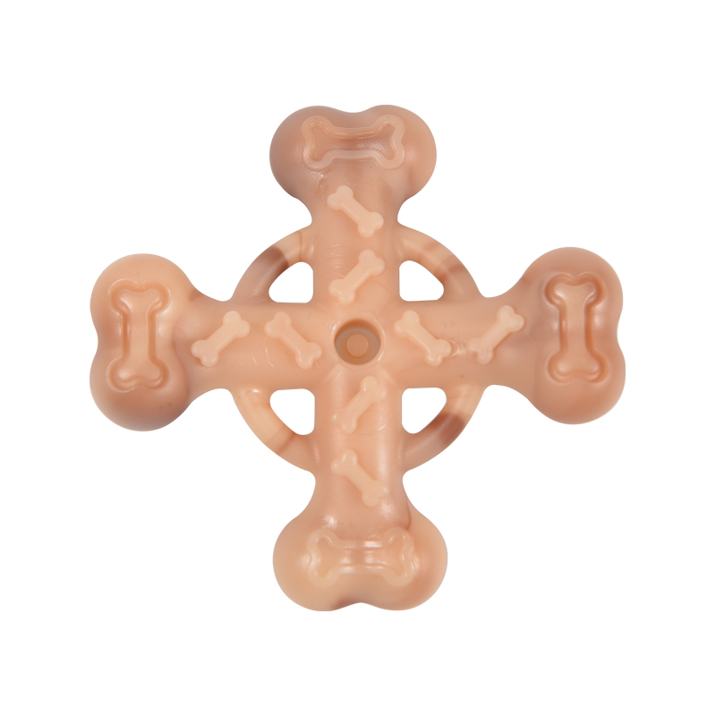 Cross Bone Shape TPR Dog Chews for Small and Medium-Sized Dog