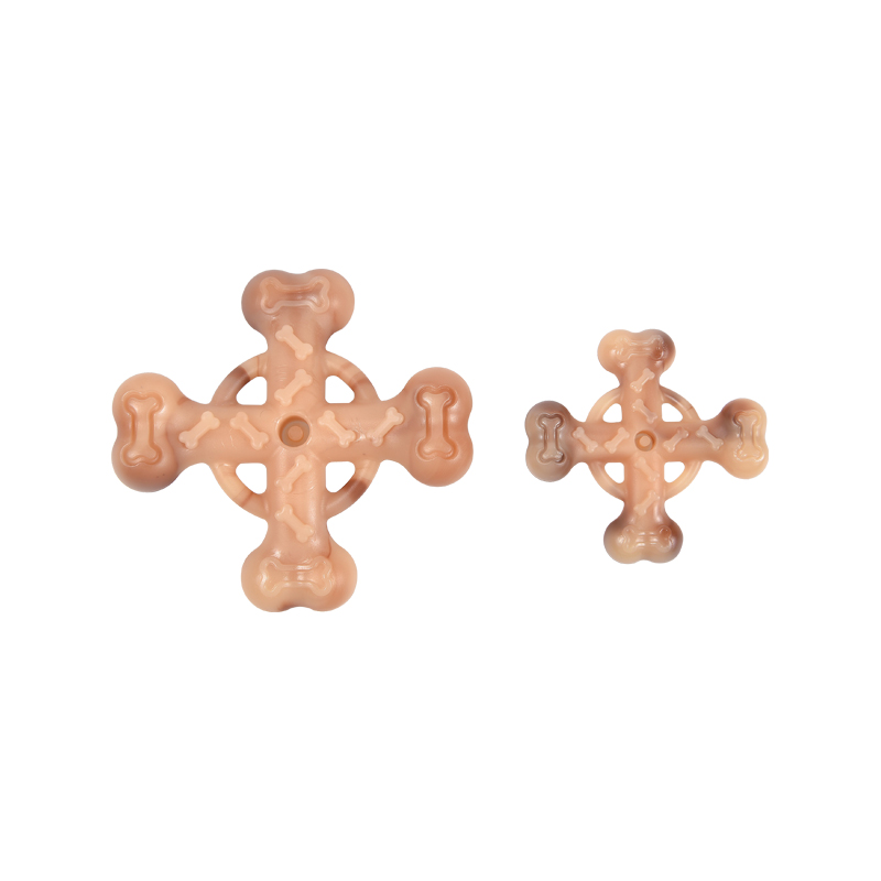 Cross Bone Shape TPR Dog Chews for Small and Medium-Sized Dog