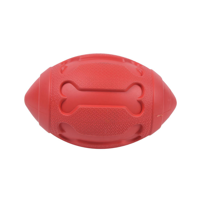 Indestructible Rubber Olives Ball Sound Dog Chews Pet Toys