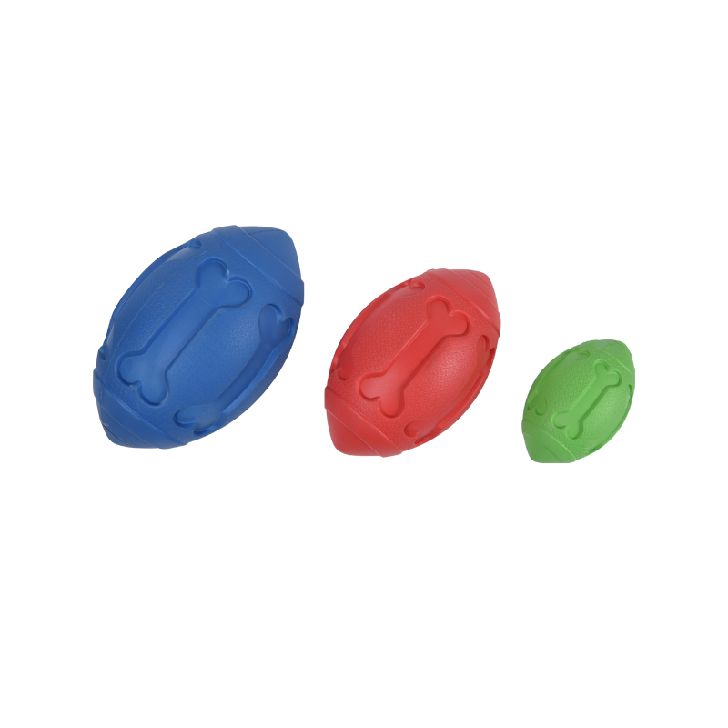 Indestructible Rubber Olives Ball Sound Dog Chews Pet Toys
