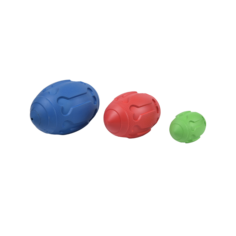 Indestructible Rubber Olives Ball Sound Dog Chews Pet Toys