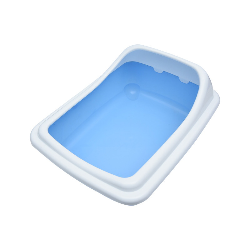 Anti-spill Pedal Half-closed Cat Litter Box without Cover