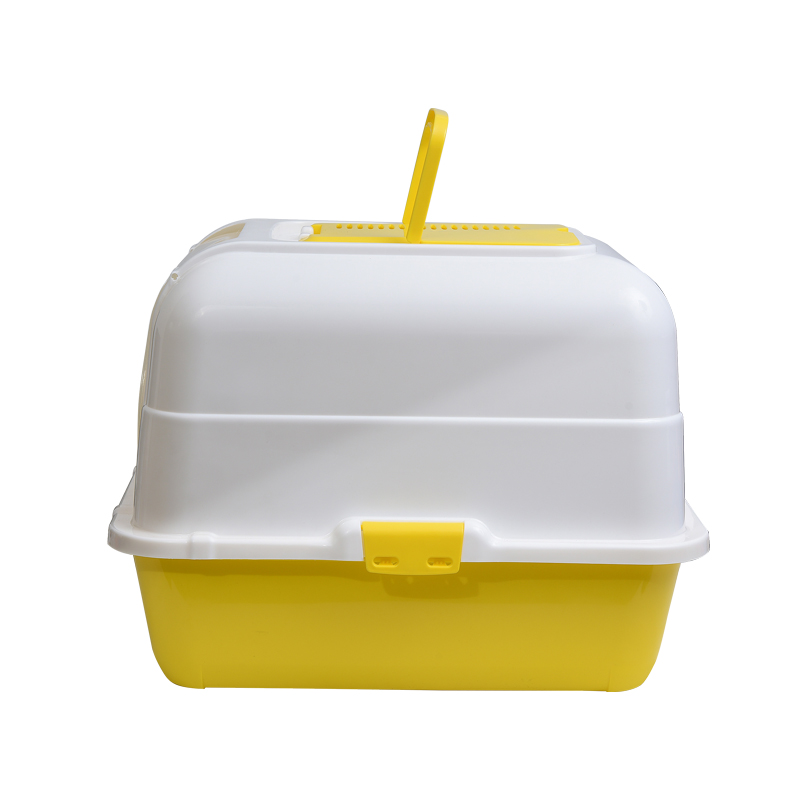 Fully Enclosed Odor-proof Front Flip Design Cat Litter Box with Cover