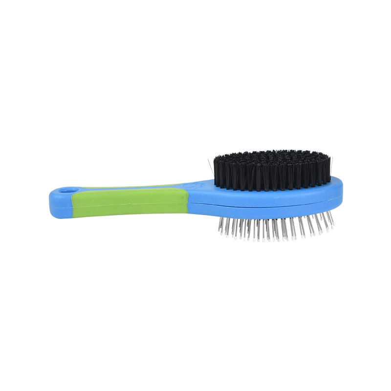 Pet Cleaning Beauty PP Material Remove Floating Hair Double-sided Brush