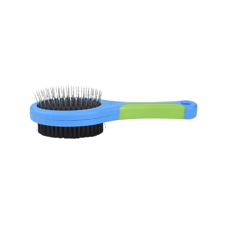 Pet Cleaning Beauty PP Material Remove Floating Hair Double-sided Brush