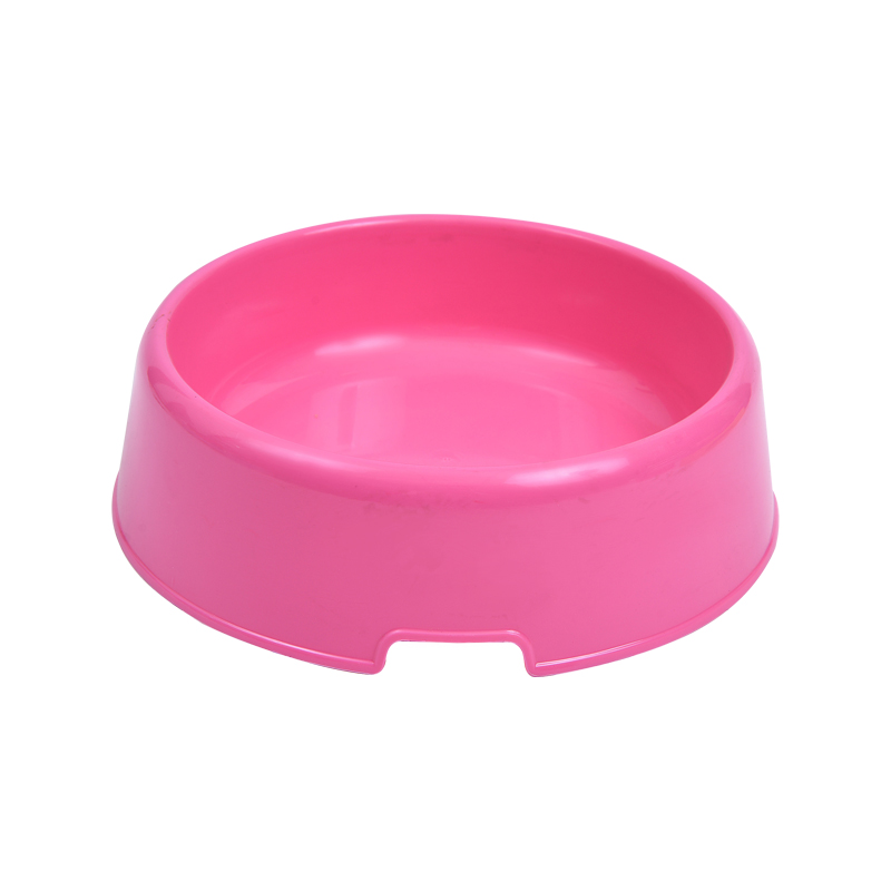 Plastic Single Pet Bowl Easy to Carry Pet Dishware