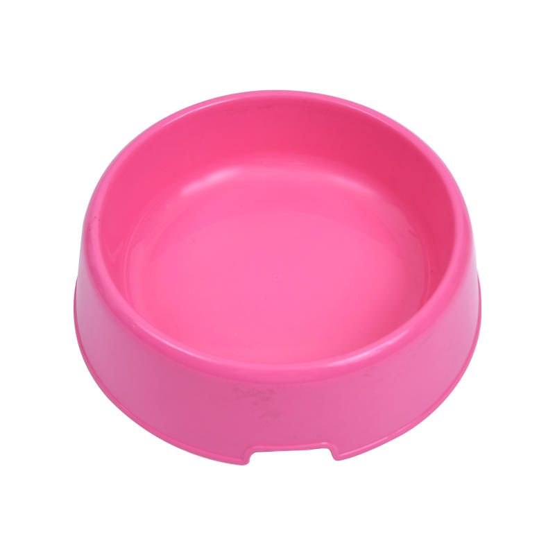 Plastic Single Pet Bowl Easy to Carry Pet Dishware
