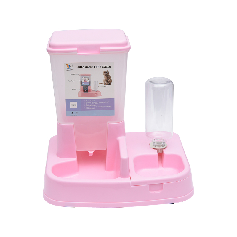 Large Volume Automatic Pet Food Feeders 2 in 1 Feeding And Water