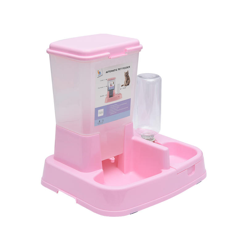 Large Volume Automatic Pet Food Feeders 2 in 1 Feeding And Water