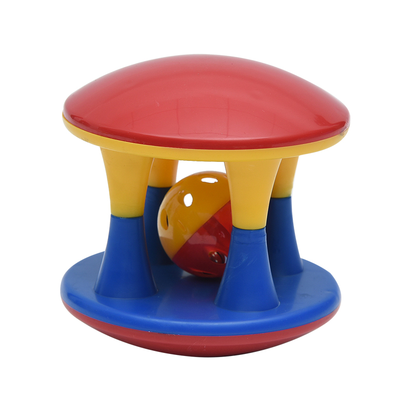 Puzzle Cat Toy Rolling Barbell Ball with Plastic Bell