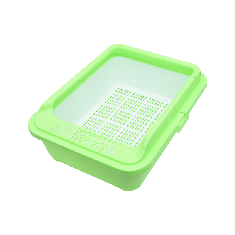 Cat Cassette Basin With Pedals Double Layer Cat Litter Box without Cover