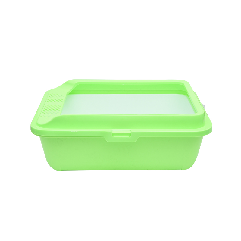 Cat Cassette Basin With Pedals Double Layer Cat Litter Box without Cover