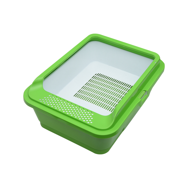 Large Double Layer Cat Sandbox Cat Litter Box without Cover with Mesh