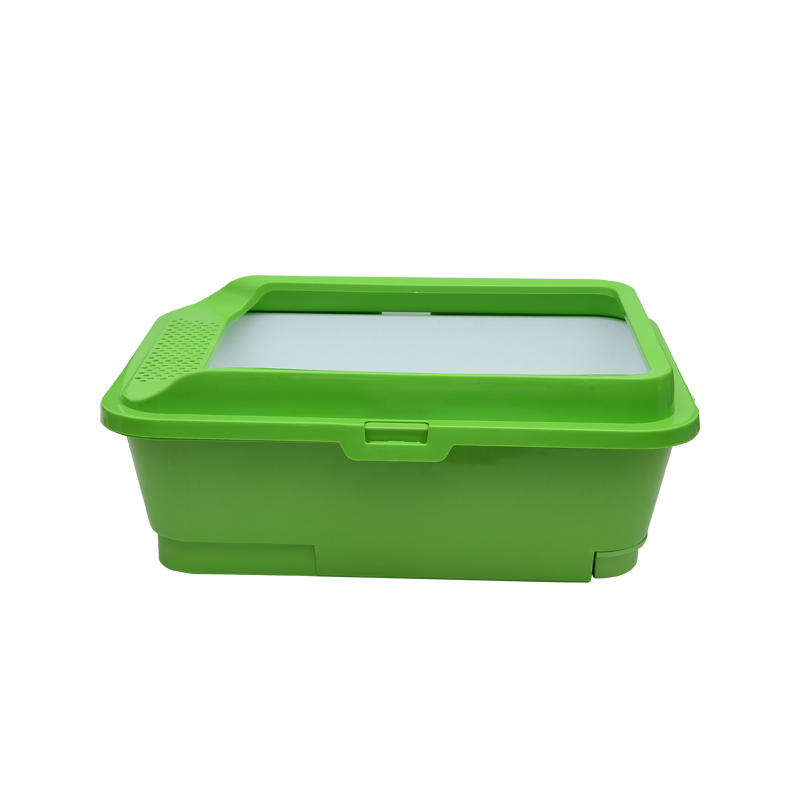 Large Double Layer Cat Sandbox Cat Litter Box without Cover with Mesh