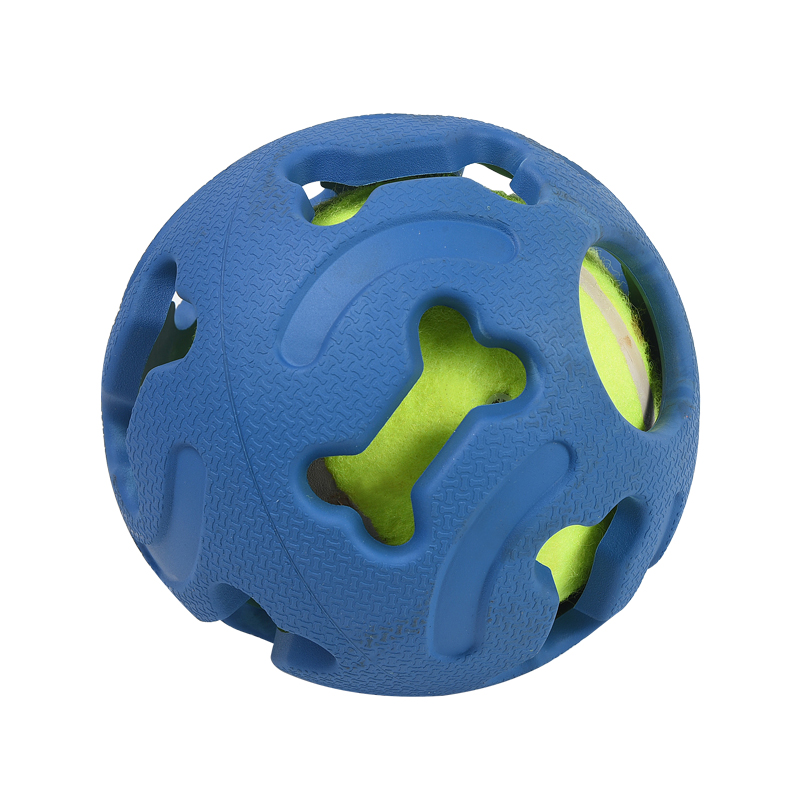 Hollow out Bone Grain Sound Dog Chews Toys for Small and Medium-Sized Dog