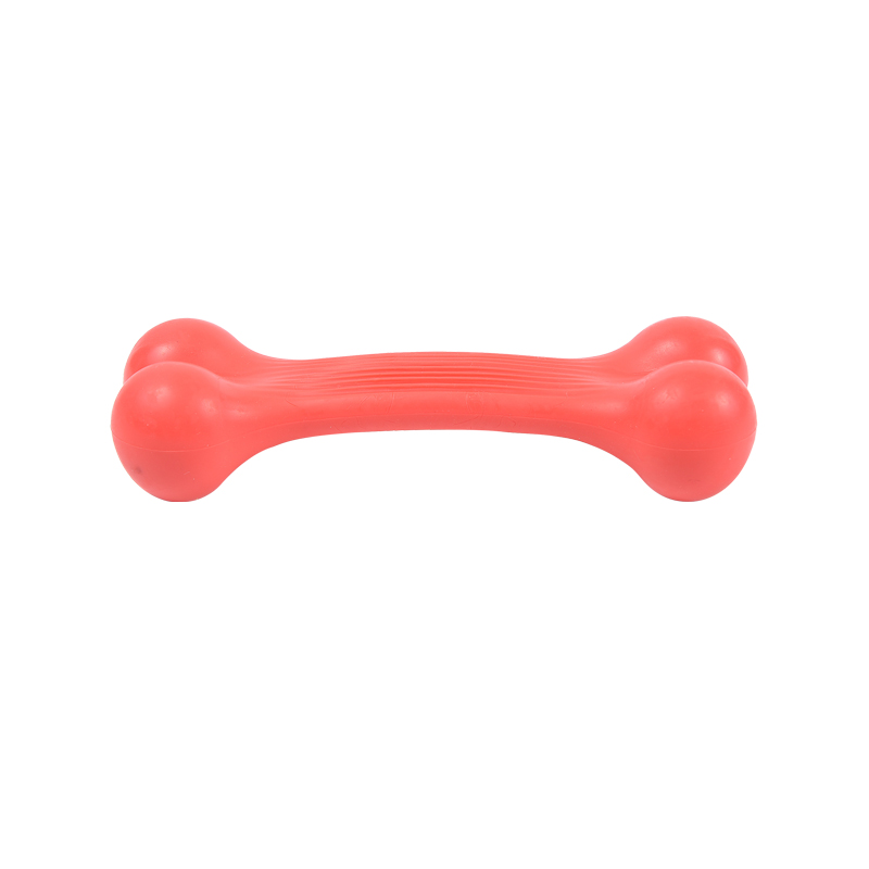 Natural Rubber Bone Shape Bite Dog Chews for Pet Playing