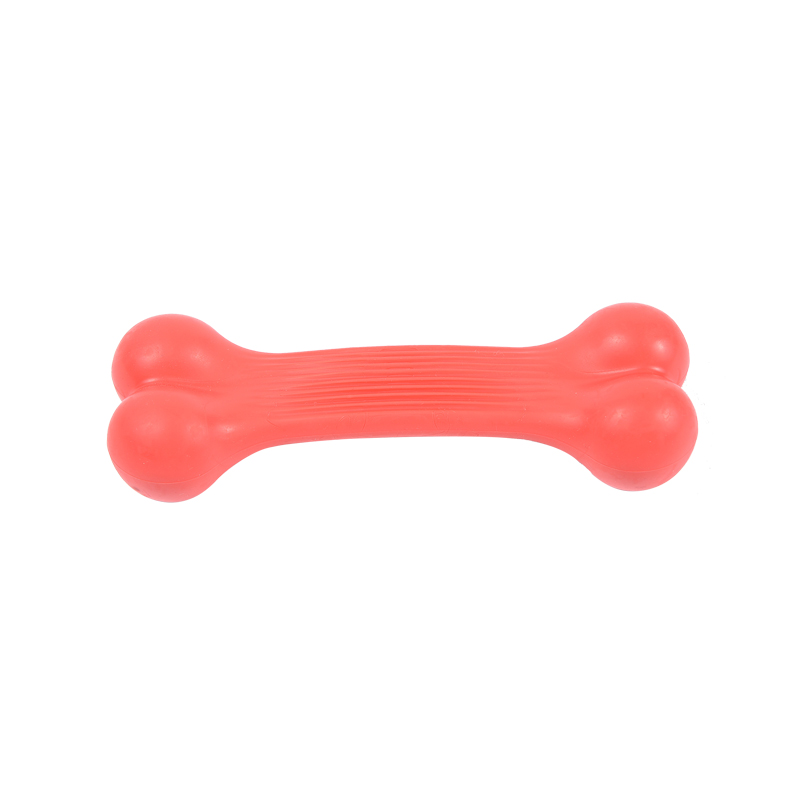Natural Rubber Bone Shape Bite Dog Chews for Pet Playing